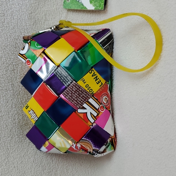 Ecoist Candy Wrapper Wristlet Clutch Bags (2 Sizes) - Picture 3 of 11